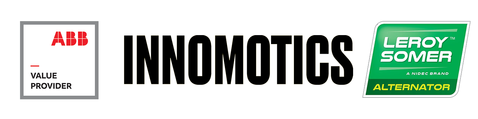 ABB, Innomotics, Leroy-Somer Logos