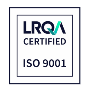 LRQA Certified ISO 9001 Logo