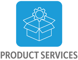 Central Group Projects Icon Blue rounded square with engineer graphic