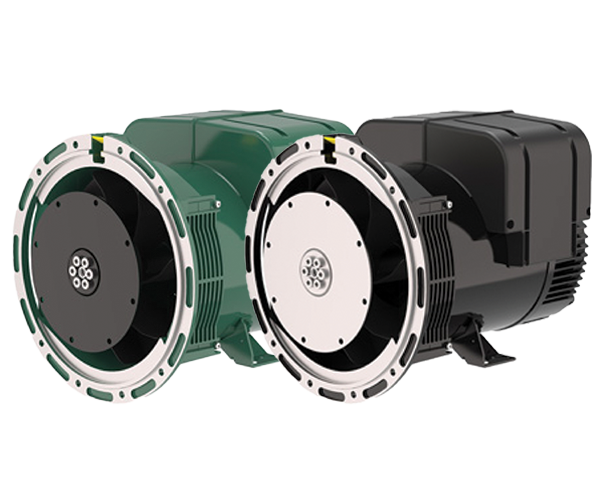Leroy-Somer. A Nidec Brand Alternators logo Green