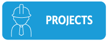 grey icon with engineer text projects services
